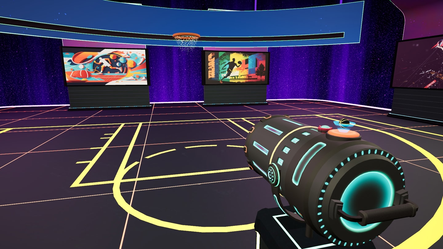 #2. Shoot The Hoop VR (Meta) By: True Form Games